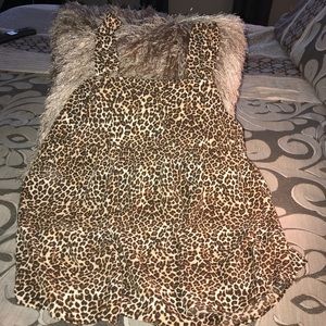 Leopard Print Baby Doll Top